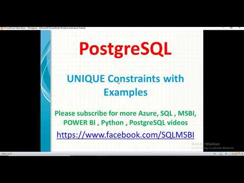 Postgresql Tutorials | Unique Constraints in Postgresql | psql unique constraints