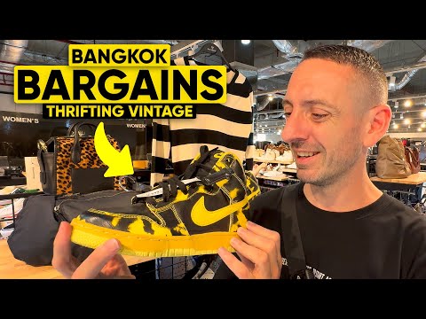 Second Hand THRIFT Vintage Shopping In BANGKOK!