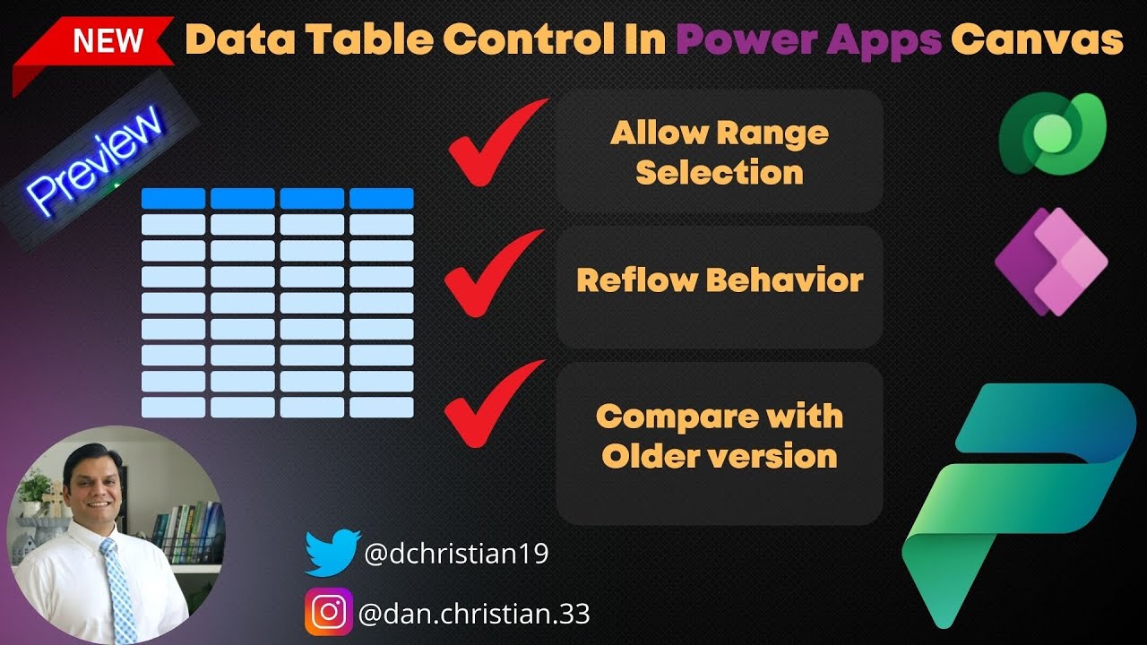 Power Apps: Guide to New Data Table Control