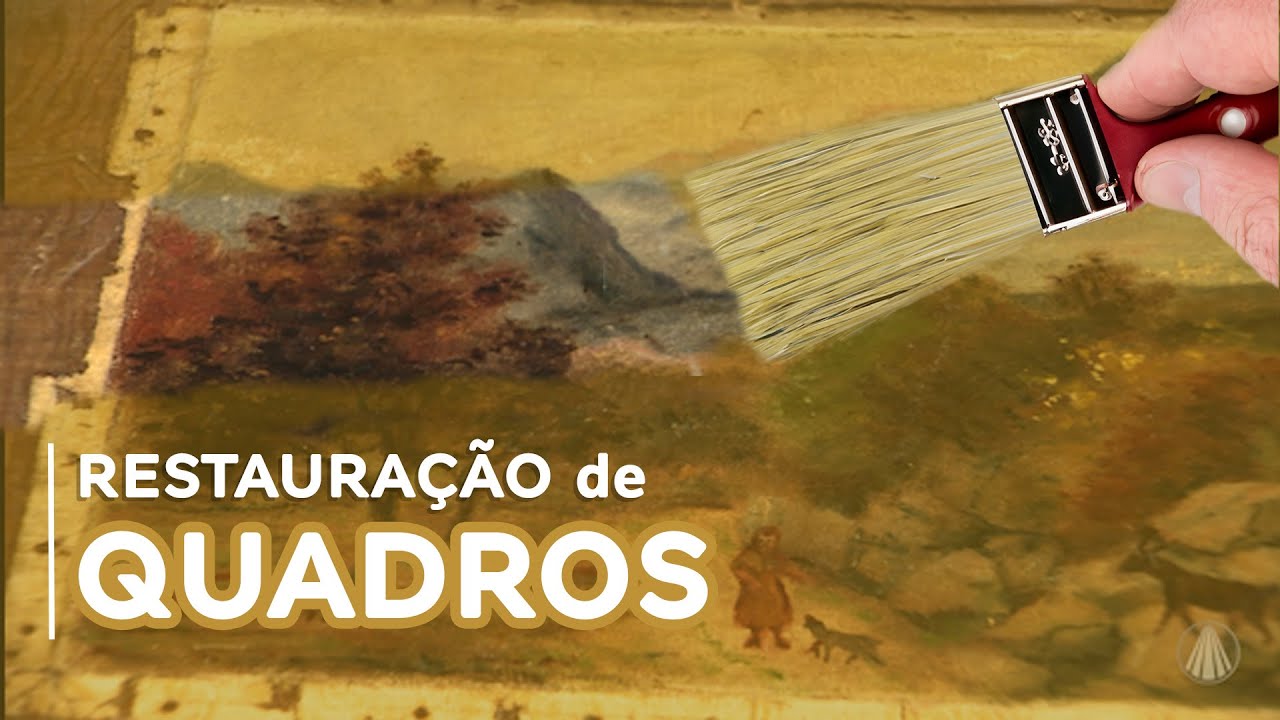 Como QUADROS ANTIGOS são restaurados | Maria Helena Chartuni