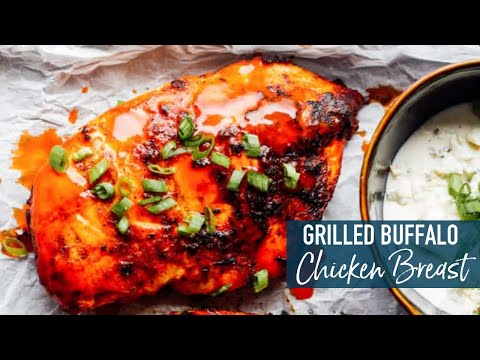 Grilled Buffalo Chicken Breasts!
