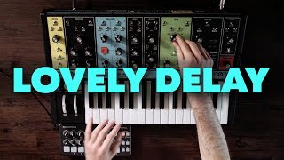 Video thumbnail for Valhalla Delay + Moog Grandmother demo by once upon a synth