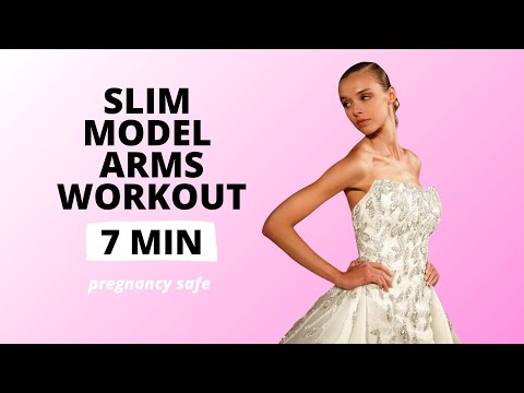 Slim Model Arms Workout 7 Minutes Weightless Pregnancy Safe / Nina Dapper