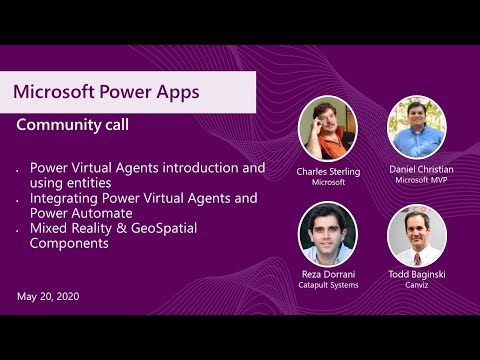 Microsoft Power Apps community call May 2020