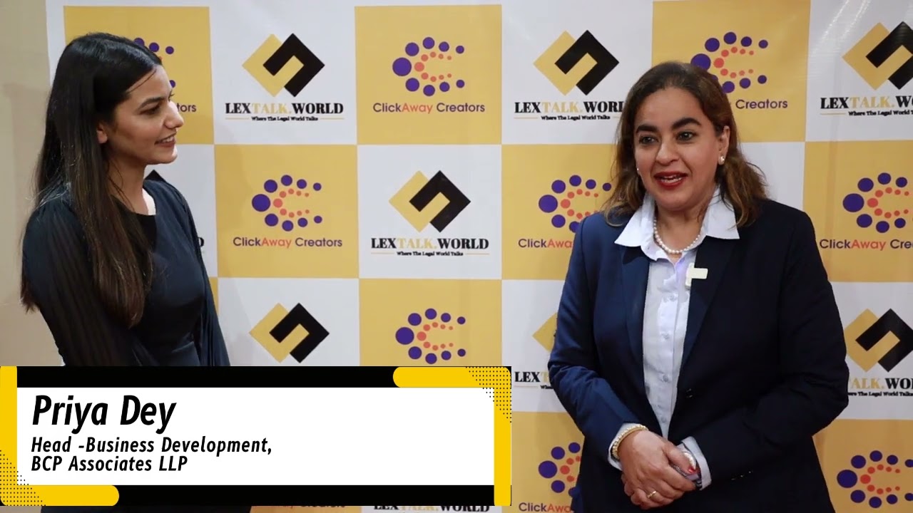 Ms. Priya Dey sharing her thoughts on the LexTalk World Conference, Dubai 2022