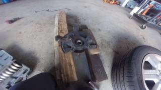 dodge caliber press in bearing and wheel speed sensor replacment