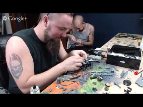 Titans of Terrain Live Show - Orks Dakka Defense Line - Titan Terrain Studio