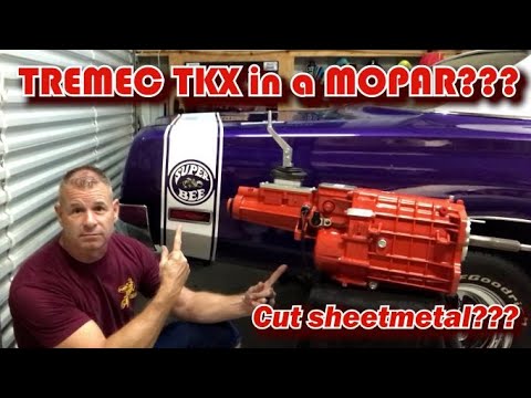 TREMEC TKX in a MOPAR? Do you need to cut the floor?