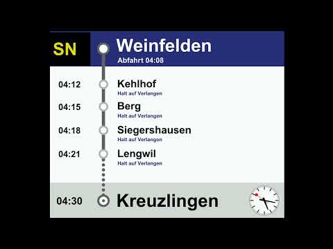 THB Begrüssungsansage, SN (Weinfelden-Kreuzlingen) | Isabelle