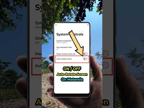 Secret Setting💥| Turn On/Off Auto Rotate in Motorola | স্ক্রিন ঘোরানো বন্ধ বা চালু করুন | Tech Zone