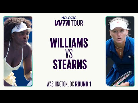 Venus Williams vs. Peyton Stearns | 2025 Washington Round 1 | WTA Match Highlights