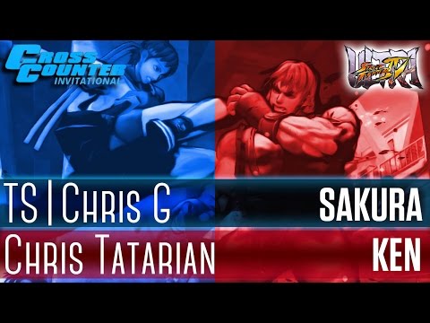 Cross Counter Invitational: Loser's Finals - TS.Chris G (Sakura) vs Chris Tatarian (Ken)