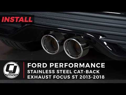 2013-2018 Focus ST: Ford Performance Stainless Steel Cat-Back Exhaust Install