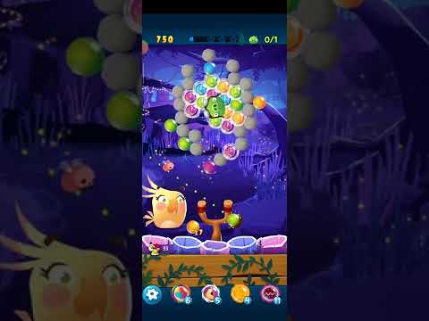 Angry Birds Pop Bubble Shooter-Level 613 NO BOOSTERS #angrybirdspopbubbleshooter
