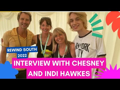 Chesney Hawkes & son Indi - interview at Rewind Festival 2022