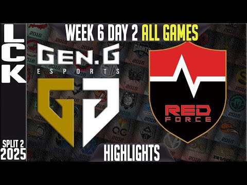 GEN vs NS Highlights ALL GAMES | LCK W6D2 Split 2 2025 | Gen.G vs Nongshim Redforce