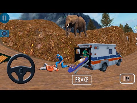 Heli Ambulance Simulator 2020 #1 - 3D Uphill Ambulance Driving Games Android Ios Gameplay