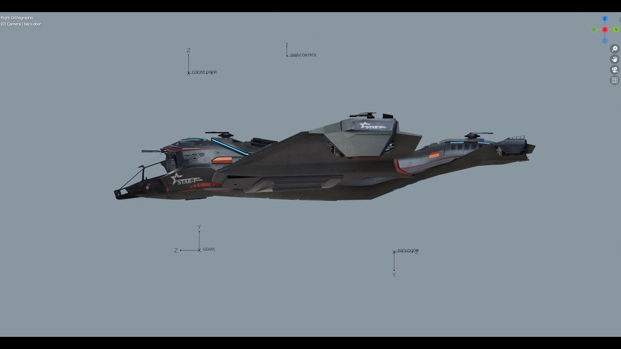 Star Fighter - Uzay Gemisi - i&ccedil;ine dahil edin 3D Model