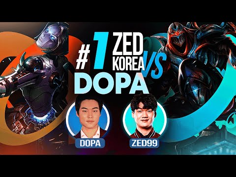 #1 Zed KOREA finds DOPA and it gets a little crazy... *INSANE SOLO KILLS*