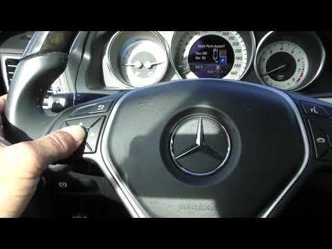Mercedes-Benz PARKTRONIC with Active Parking Assist - Full Demonstration on a 2014 E-Class Cabrio