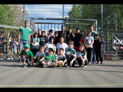 youngCaritas Käfig League - Training mit SK Rapid