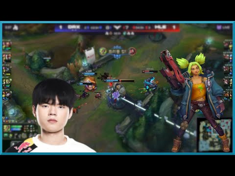 DRX Deft saving his Team with a Zeri Quadra Kill (DRX vs HLE LCK 2022) | LoL-Clips Twitch Clips