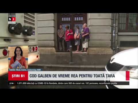 COD GALBEN DE VREME REA PENTRU TOATA TARA_Stiri B1_17 mai 2021