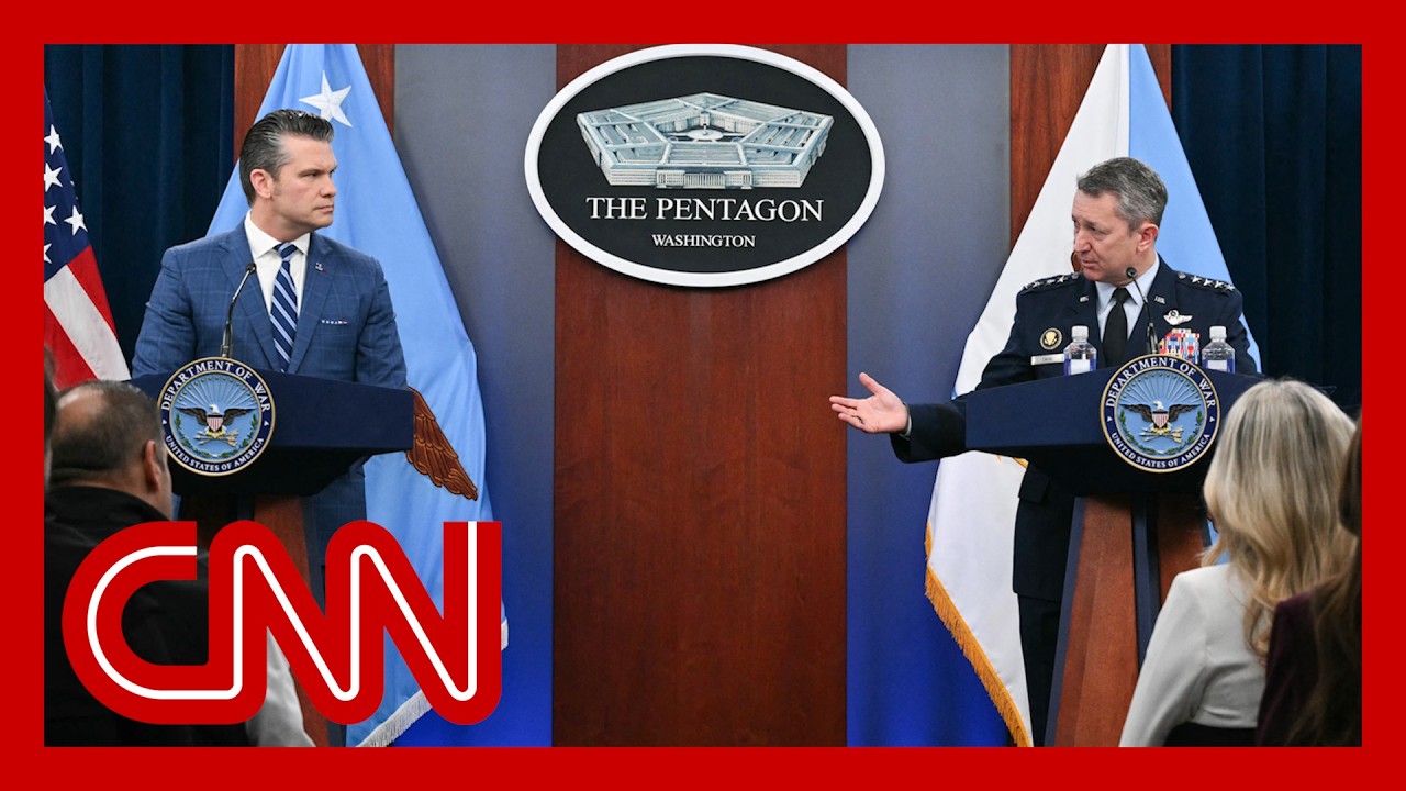 Live: Defense Secretary Hegseth and General Caine hold Pentagon briefing