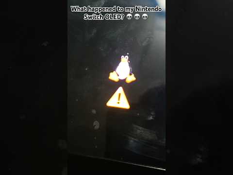 What happened to bro's Nintendo OLED? 💀💀💀 #android #nintendo #linux #error #shorts