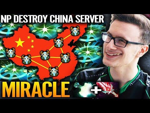 Will Miracle Defeat TOP 1 China Server?? - Nature Prophet Dota 2 gameplay