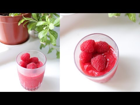 3 Ingredient Raspberry Sorbet