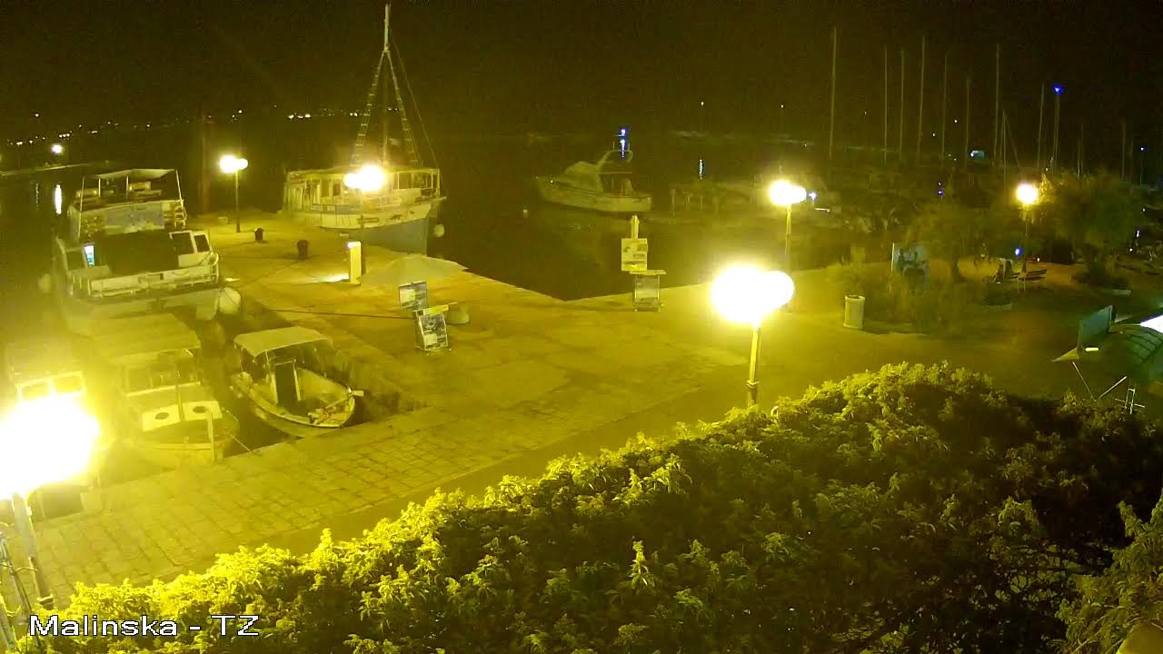 Live webcam view of Malinska Harbour & Marina