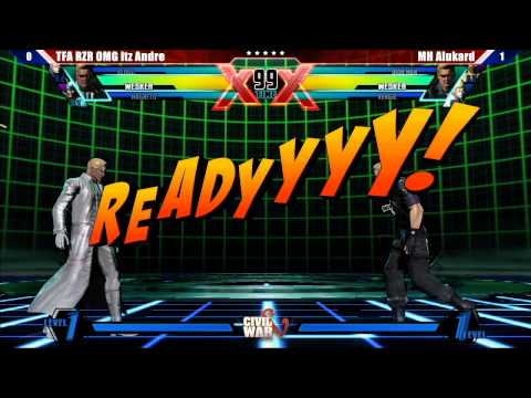 UMVC3 Top 8 TFA RZR OMG itz Andre vs MH Alukard - Civil War 5 Tournament