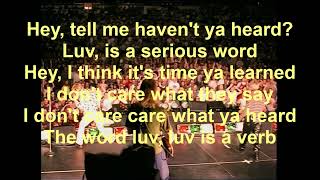 Luv is a Verb DC Talk Live with Lyrics Love