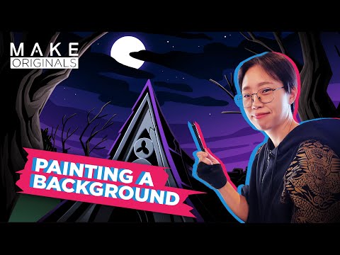 Background Painting in Photoshop for the Fantasy Series 'House On The Outlands' | MAKE Originals
