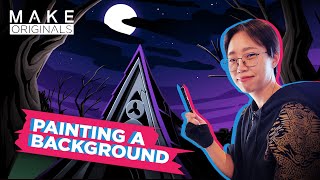 Background Painting in Photoshop for the Fantasy Series 'House On The Outlands' | MAKE Originals