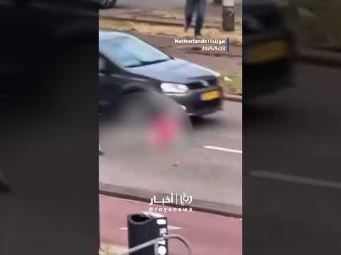 🇵🇸 Pro-Palestine protester run over in Rotterdam, driver flees