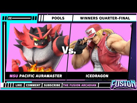 The Fusion Arcadian 12 - Pools - Pacific Auramaster (Incineroar) VS IceDragon (Terry) - SSBU