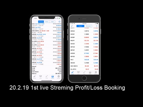 20.2.19 1st Live Streaming Profit/Loss Booking Video