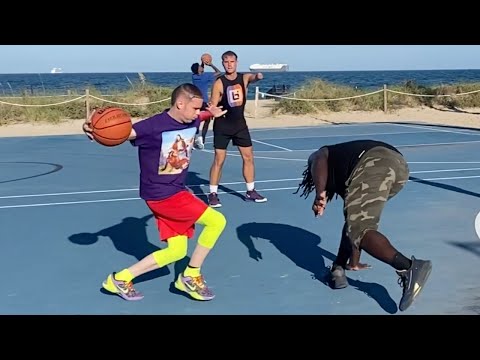 Professor & 1 Armed Ex D1 Hooper 2v2 vs Arrogant Trash Talkers in Florida [Pulls up in the McClaren]