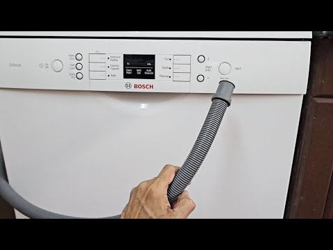 Bosch Dishwasher Installation - Drain Hose Connection (Part 2)