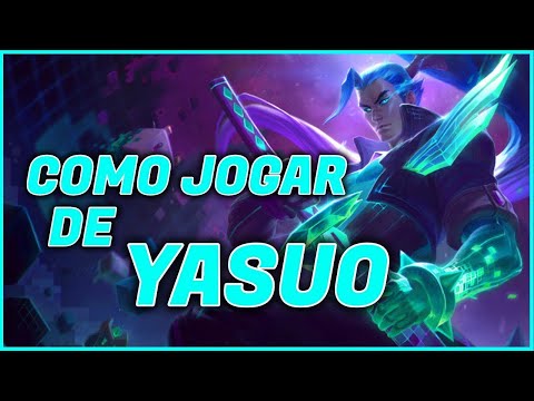 FUI DESAFIADO A FAZER UM COMO JOGAR DE YASUO ADC - LEAGUE OF LEGENDS