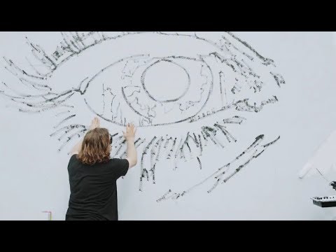 First Ever Street Art Mural by Blind Artist - World Sight Day 2017