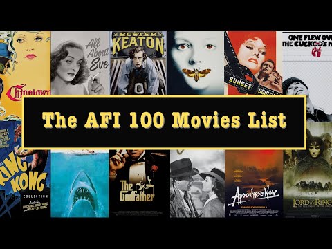 100 Greatest American Films of All Time | American Film Institute | 100 Years...100 Movies | 2007