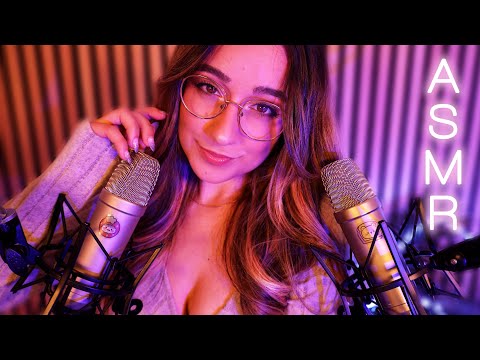 ASMR | Crispy Close-Up MOUTH SOUNDS 😍 with some Unintelligible Whispers 💖