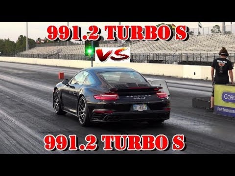 2018 991.2 TURBO S Modded vs stock 2018 Porsche Turbo S - 1/4 mile drag race - RoadTestTV