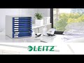 Ladenblok Leitz A4 10 laden zwart/wit