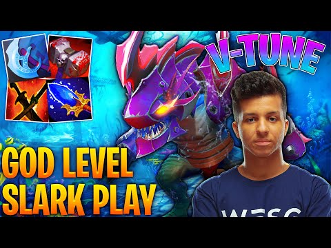 👉V-TUNE With Ultra Rare Immortal Slark Set Showing GOD Skill On Poor Enemies- 100% WinRate Last Week