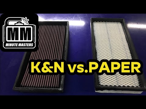 K&N Filter vs Stock Paper Filter - DYNO TEST | 1995 Ford F150