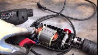 How to disassemble electric drill and find the error issue